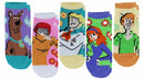 Scooby-Doo Characters Ladies Low-Cut Socks, 5-Pack, Shoe Size 4-10