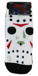 Friday the 13th Jason Voorhees Ladies Low-Cut Socks, 5-Pack, Shoe Size 4-10