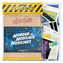 Cryptic Killers Unsolved Murder Mystery Game - Murder at MediLuck Medicines