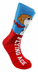 Peanuts Snoopy & Woodstock Adult Casual Crew Socks, 6-Pack, Size 6-12