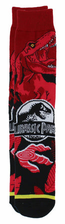 Jurassic Park Dinosaurs Adult Casual Crew Socks, 6-Pack, Size 6-12