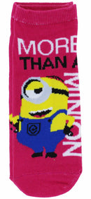 Despicable Me More Than A Minion Women's Low-Cut Socks, 5-Pair, Size 4-10