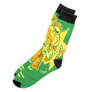 Teenage Mutant Ninja Turtles Pizza and Skateboards Casual Crew Socks, 6-Pack, Size 6-12