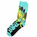 Teenage Mutant Ninja Turtles Pizza and Skateboards Casual Crew Socks, 6-Pack, Size 6-12