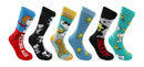 Peanuts Snoopy & Woodstock Adult Casual Crew Socks, 6-Pack, Size 6-12