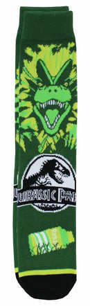 Jurassic Park Dinosaurs Adult Casual Crew Socks, 6-Pack, Size 6-12
