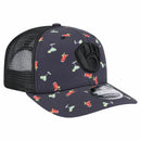 Milwaukee Brewers New Era Black Adventure Drinks Pattern 9SEVENTY Stretch-Snap Hat