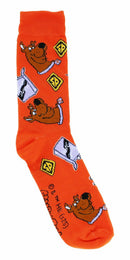 Scooby-Doo Halloween Adult Casual Crew Socks, 6-Pack, Size 6-12