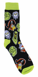 Scooby-Doo Halloween Adult Casual Crew Socks, 6-Pack, Size 6-12