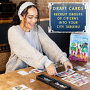 Citizens of The Spark Board Game | Strategy Card-Drafting Game of Clever Combos | Competitive Tableau Builder | Fantasy Sci-fi Animals | 1-5 Players Ages 14+ | 45-60 Minutes | Thunderworks Games