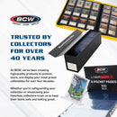 BCW Tabbed Card Sleeves (100 Pack)  Grading Sleeves for PSA, BGS, SGC, CSG, & HGA, Pull Tab for Standard Cards | Fits Toploaders & Semi Rigid Holders | Acid-Free, Archival Safe