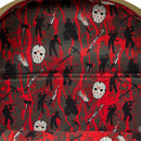 Friday the 13th Camp Crystal Lake Canvas Glow Full-Size Backpack