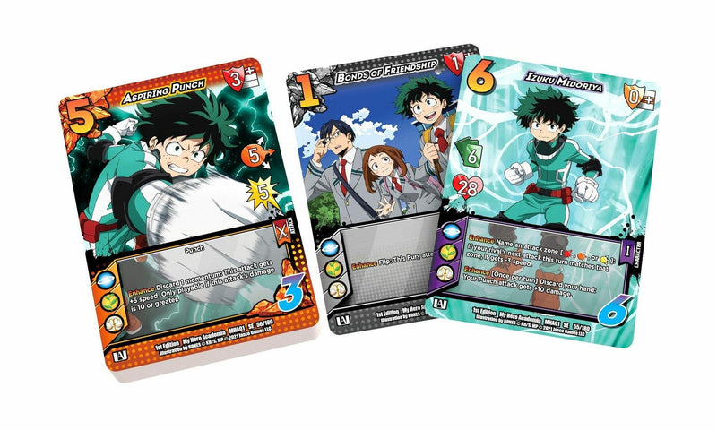 My Hero Academia CCG: Izuku vs Katsuki 2-Player Rival Deck