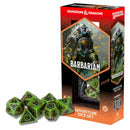 Dungeons & Dragons Adventure Dice Set: Barbarian (Green, Brown)