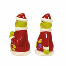 Dr. Seuss Santa Grinch Naughty or Nice Salt and Pepper Shakers 2-Piece Set, 3.75"
