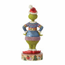 Dr. Seuss Grinch Ugly Christmas Sweater Figurine, 8.66"