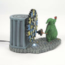 Department 56 Disney the Nightmare Before Christmas Village Accessories Oogie Boogie Gives a Spin Lit Animated Figurine, 4.33 Inch, Multicolor