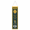 Green Bay Packers Classic Logo Wool Banner, 8" x 32"
