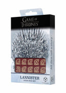 Game of Thrones D6 Dice Set: Lannister
