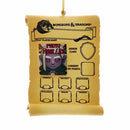 Dungeons & Dragons Character Sheet Photo Ornament For Personalization