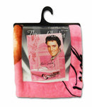 Elvis Presley Pink Cadillac Throw Blanket, 50" x 60"