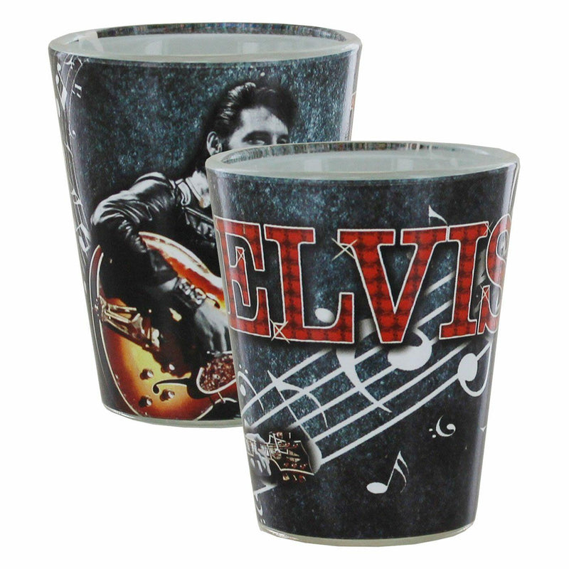 Elvis Presley Shot Glass Set, 3-Pack