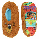 Scooby-Doo Mens Printed Sole Mushie Slipper Socks
