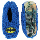 DC Comics Batman Mens Printed Sole Mushie Slipper Socks