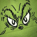 Dr. Seuss The Grinch Big Face Knit Pom Beanie
