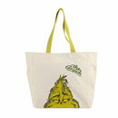 Dr. Seuss The Grinch Peekaboo Face Canvas Tote Bag