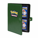 4-Pocket Premium Snap Binder for Pokemon, Green