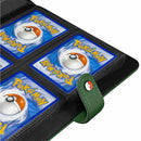 4-Pocket Premium Snap Binder for Pokemon, Green