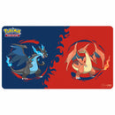 Mega Charizard X and Mega Charizard Y Playmat for the Pokemon