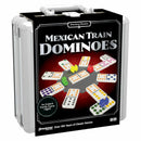 Mexican Train Dominoes with Aluminum Carrying Case