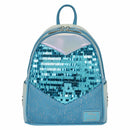 Frozen Princess Elsa Glitter Sequin Cosplay Mini Backpack