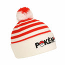 Pokemon Pokeball Cuff Beanie with Pokeball Plush Pom