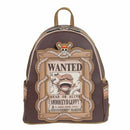 One Piece Monkey D. Luffy Wanted Dead or Alive Mini Backpack