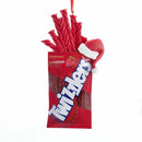 Hershey's Twizzlers with Santa Hat Ornament