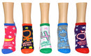 Sailor Moon Symbols Lowcut Socks, 5-Pack, Women's 4-10