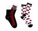 Godzilla Streetwear 2 Pair Crew Socks, One Size