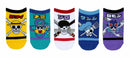 One Piece Kids Lowcut Socks,5 Pair, Kids Shoe Size 9-3