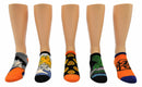 Dragon Ball Z 5 Pair Pack Lowcut Socks, One Size