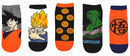Dragon Ball Z 5 Pair Pack Lowcut Socks, One Size