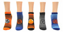 Dragon Ball Super Stripe 5 Pair Pack Lowcut Socks, One Size