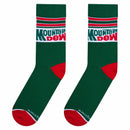 Mountain Dew Retro Men's Crew Socks, Adult Large