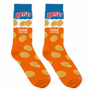 Ruffles Flavors Men's Crew Socks, Adult Large