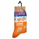 Ruffles Flavors Men's Crew Socks, Adult Large