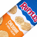 Ruffles Flavors Men's Crew Socks, Adult Large