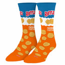 Ruffles Flavors Men's Crew Socks, Adult Large