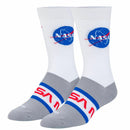 NASA Badges Men's Crew Socks, Adult Large
